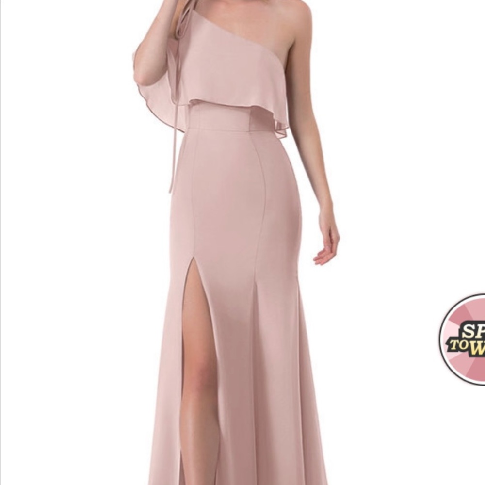 Dusty Rose 8A Floor Length Dress